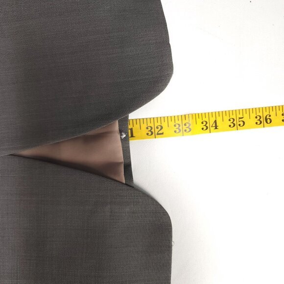 Ralph Lauren Wool Blazer Mens 43L Sport Coat Suit‎ Jacket Grey Single Breasted - Picture 15 of 15